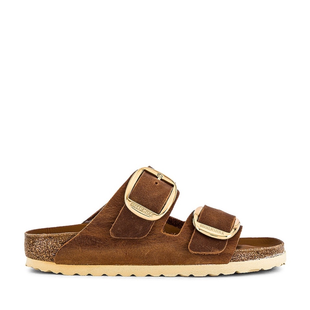 Birkenstock Arizona Big Buckle Sandal in Cognac